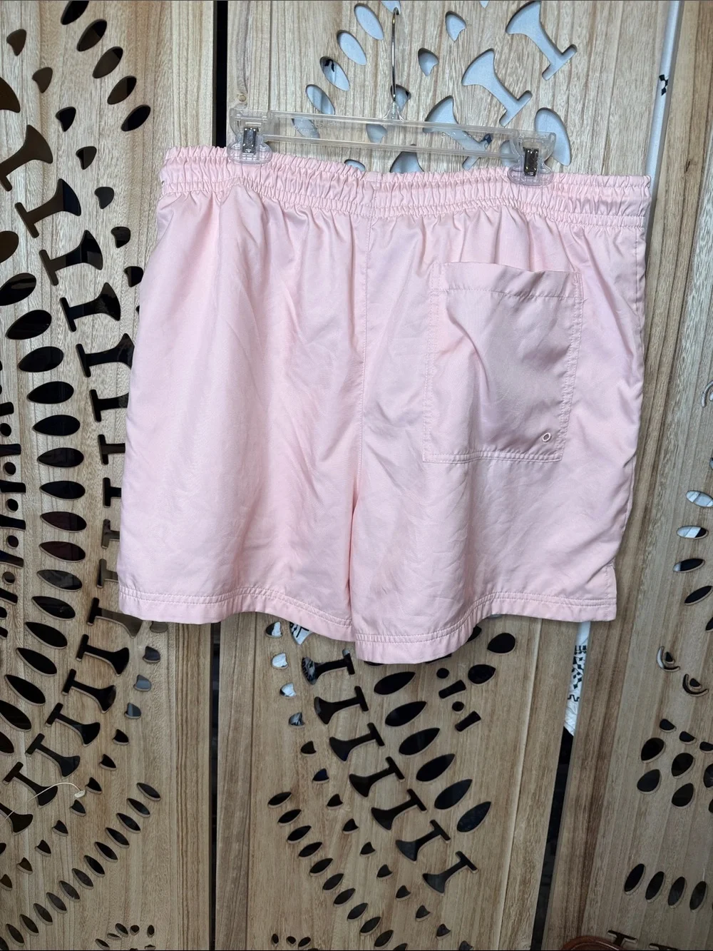 Jordan Women's Light Pink Elastic Waist Athletic Shorts